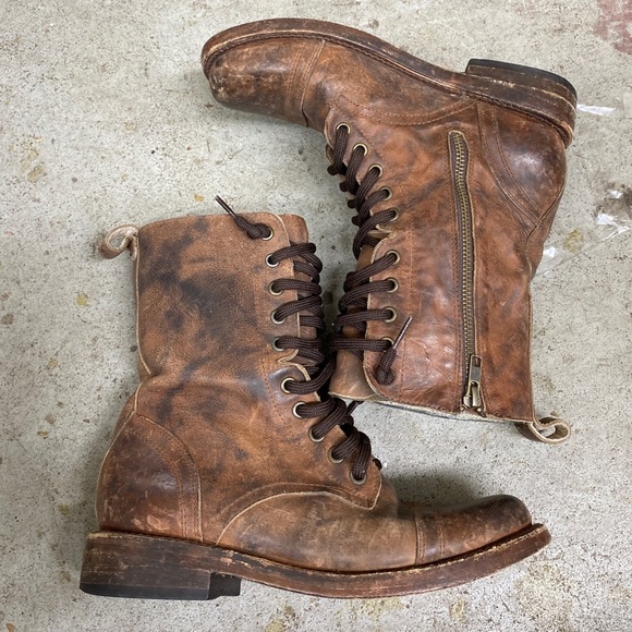 Freebird by Steven Brown Lace Up Boots - Picture 1 of 9